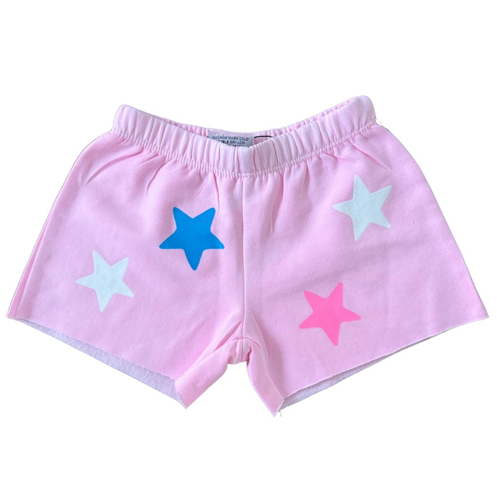 Firehouse Pink with Stars shorts baby girl size 12-18 months NWT